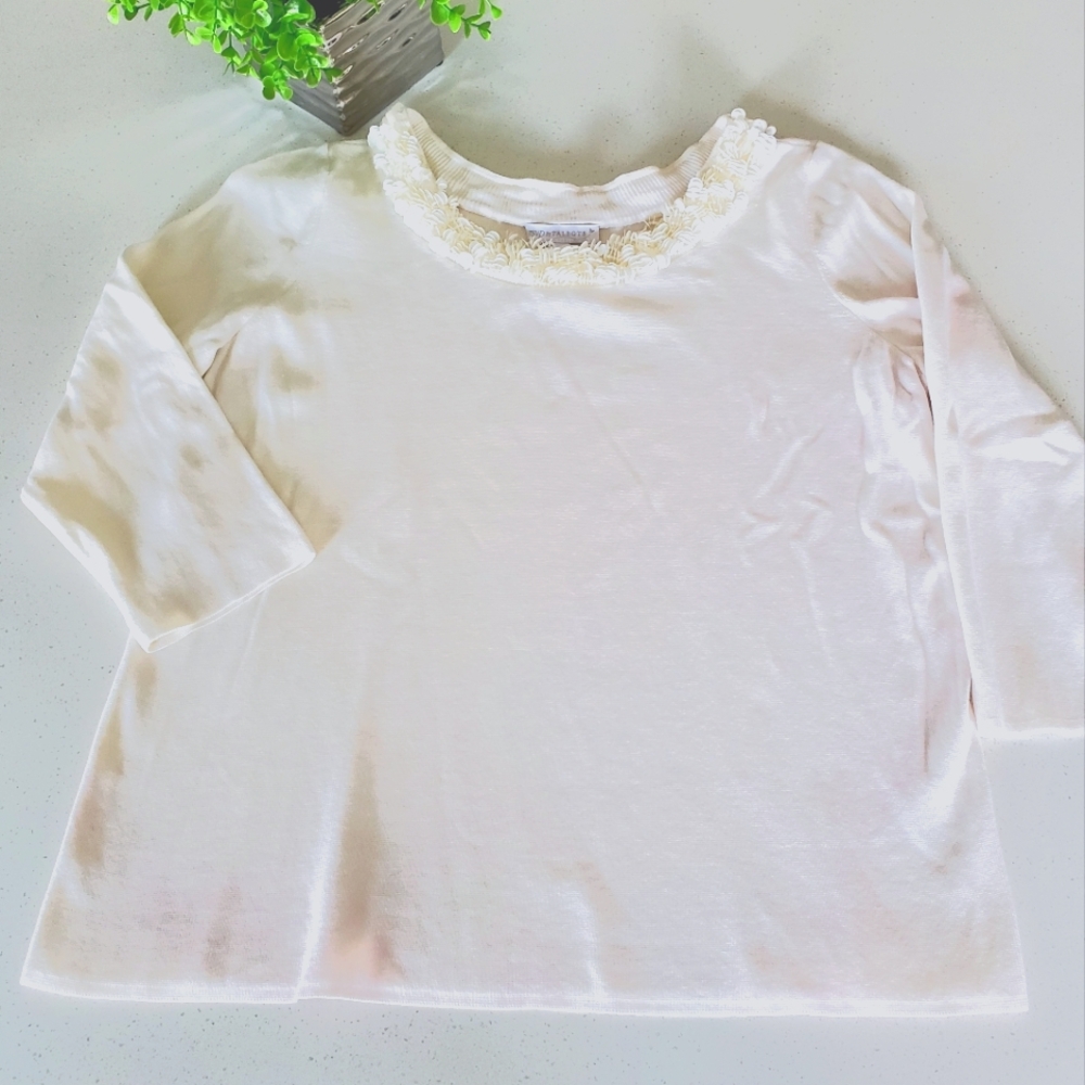 Talbots beaded sweater